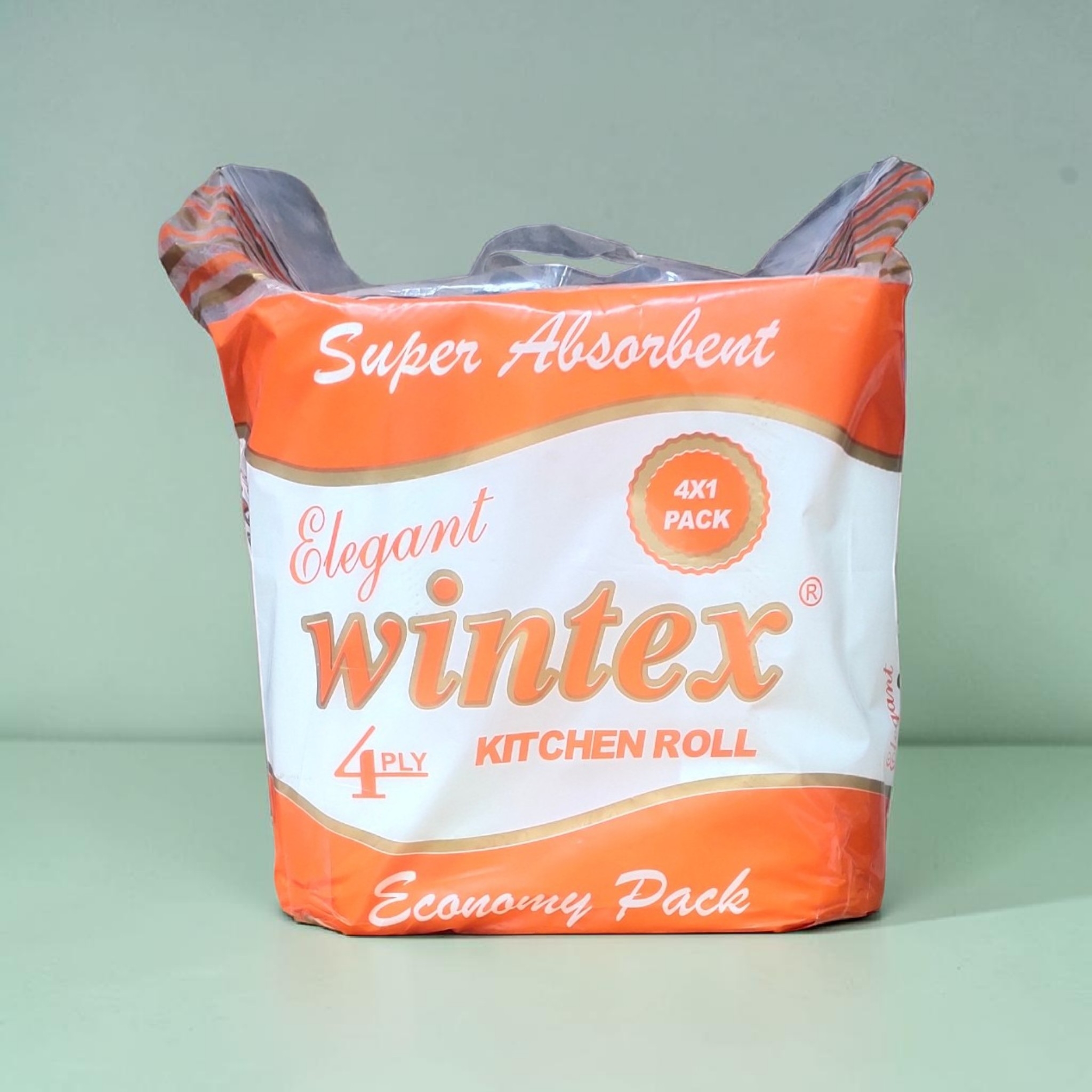 Wintex ELEGANT 4 Ply Kitchen Paper Rolls(Packs of 4 Rolls,)