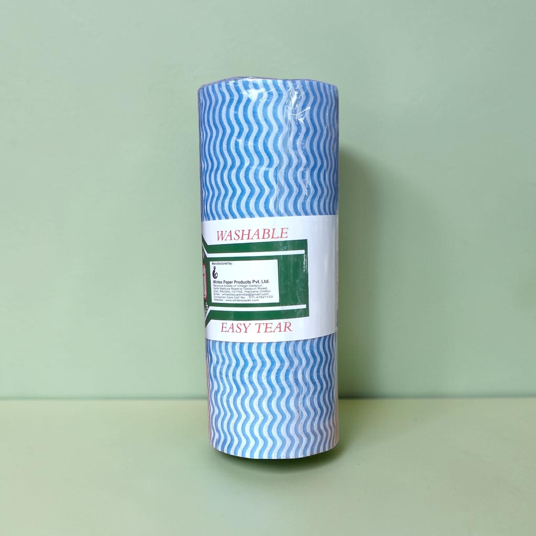 Wintex Non Woven Reusable Kitchen Towel Roll - Pack of 2 (80 Pulls Per Roll, 160 Sheets)