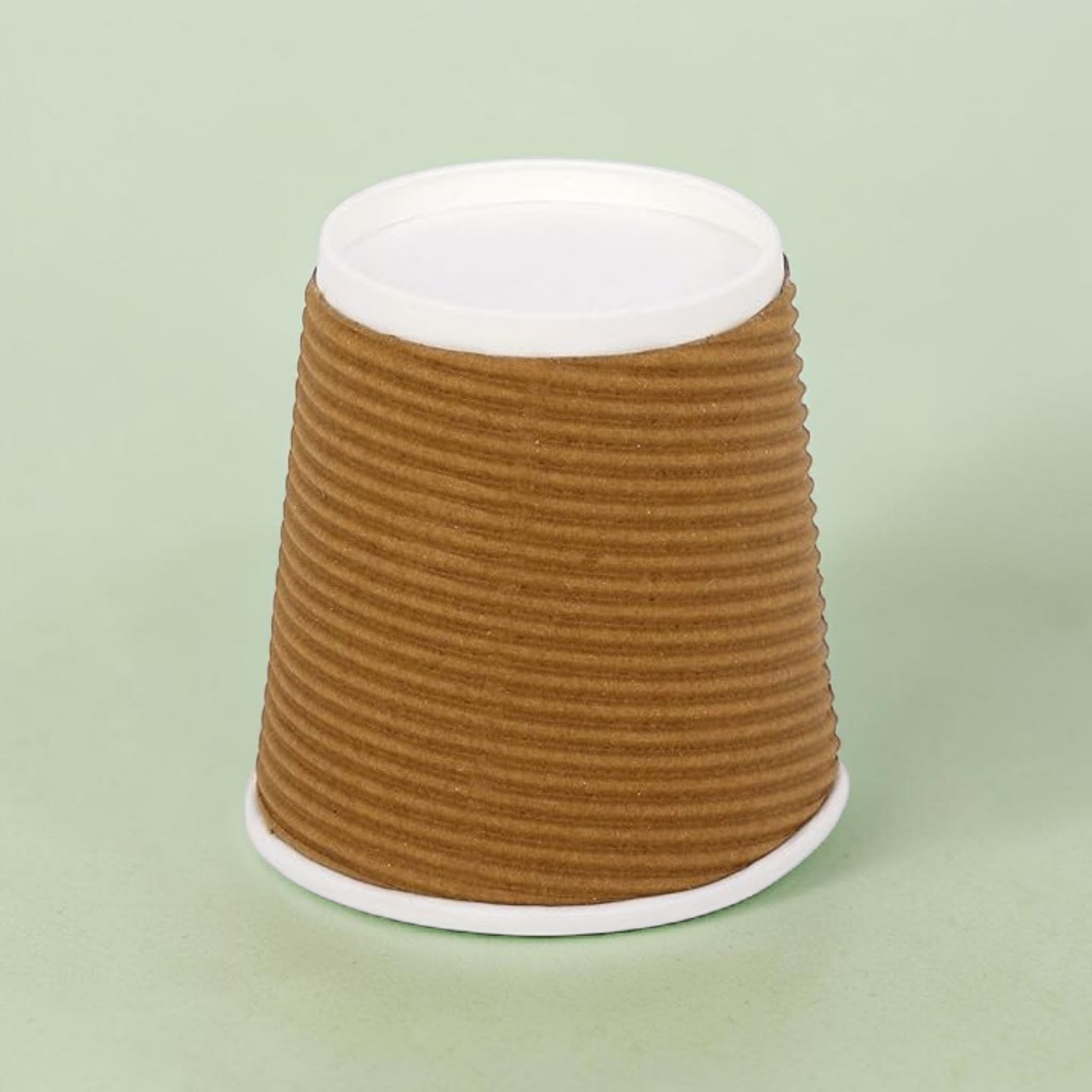 150ml Brown Ripple Paper Cups (25 pcs) – Hot & Cold Drinks
